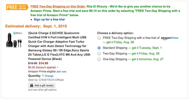 Fotografía - [Offre Alerte] Obtenez 5 $ de rabais La 19,99 $ Choetech Qualcomm QC 2.0 certifié 4-Port USB Car Charger Sur Amazon